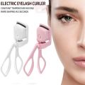 【hot】 Eyelash Curler Portable USB Electric Heated Comb Eye Lash Perm Long Lasting Eyelashes Curls Thermal Eyelash Curler Makeup Tools.