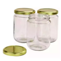 Glass Jar for Food & Craft 3 Pieces 500 gm.