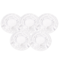 TWEXQNY 30Pcs Mushroom Guitar Effect Pedal Foot Nail Cap Amplifiers Foot Switch Guitar Pedal Knob Protector.