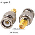 SMA to BNC Kits 2 Set RF Connector Kits for SDR Ham Radio B. 