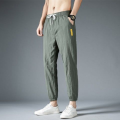 Breathable Men's Pants Comfortable Casual Ice Silk Jogging Pants Loose Fit Sports Summer Trousers for Summer Wear Athletic Apparel Casual Outfit Men's Clothing Street Fashion.