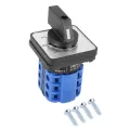 3 Positions On-Off-On Changeover Control Rotary Cam Switch 20A. 