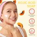 Elaimei Papaya Kojic Acid Soap For Rejuvenating, Exfoliating, and Nourishing Dark Spot Areas 100G. 