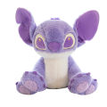Disney Anime Cartoon Purple Stitch Kawaii Plush Doll Girl Room Pillow Girlfriend Valentine's Day Birthday Gift Doll 8 in Pendant. 