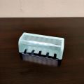 5 Slots Wall Mount Toothbrush Holder with Cover. 
