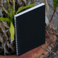 Executive Series Black Spiral Notebook. 