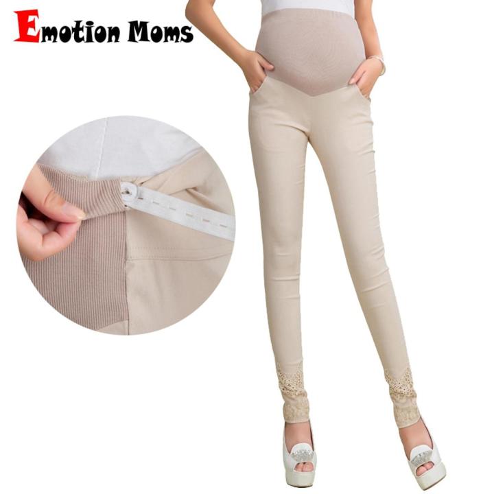 Maternity Pants Pregnant Leggs Adjustable Elasticity Pregnant Pants for Spring and Autumn Maternity Trousers