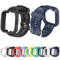 Watche Strap Carbon Fiber Texture Integrated Silicone Watch Band For Redmi Watch 3. 