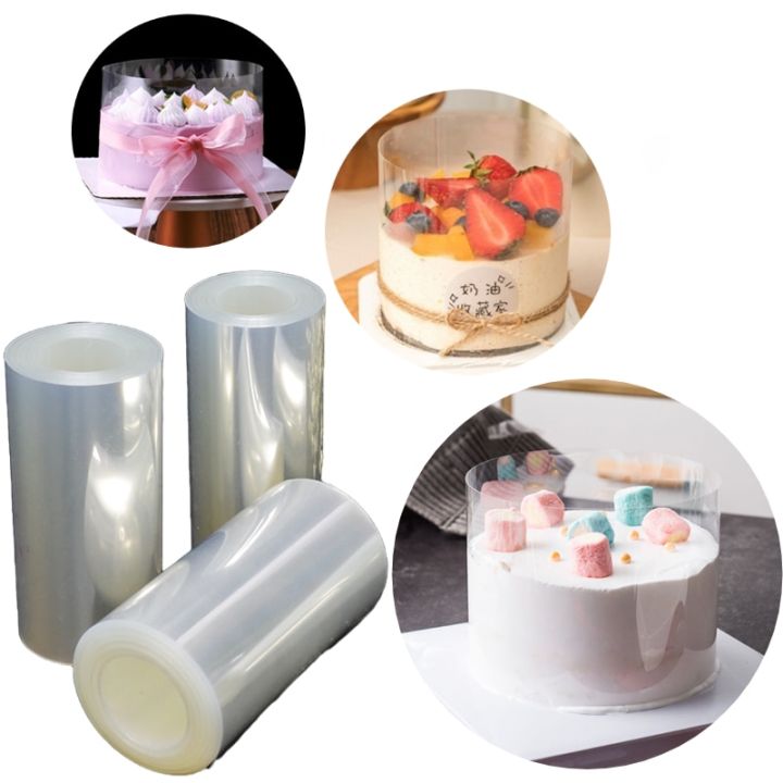 Cake Surround Film Transparent Acetate Film Cake Collar Sheet Bakeware Kitchen Accessories Mousse Chocolate Cake Decoration Tool