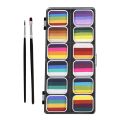 Face Paint Palette Makeup Kit Professional with 12 Water based Paints Face Painting Set Washable. 