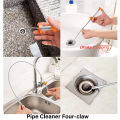 Pipe Cleaner Four-claw Extractor Dredging Artifact Pipe Cleaner Four-claw Extractor Cleaning Flue-Hoses & Pipes-Nr Mart. 
