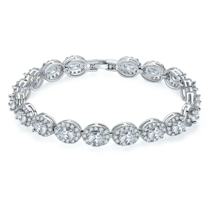 Trendy%20Lovers%20Lab%20Diamond%20Bangle%20Bracelet%2014K%20White%20Gold%20Engagement%20Wedding%20Bracelets%20For%20Women%20Bridal%20Tennis%20Party%20Jewelry%20Gift%20-%20Image%204