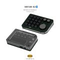 Doio 16 Keys Keyboard Kb16b-02 Retro Mechanical Bluetooth Dual Mode Keyboard Hot Swap Xda Pc Keycap Accessory For Gaming Gifts.