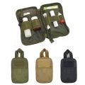 Men Tactical Molle Pouch Belt Waist Pack Bag Small Pocket Military Waist Pack Running Pouch Travel Camping Bags Soft back. 