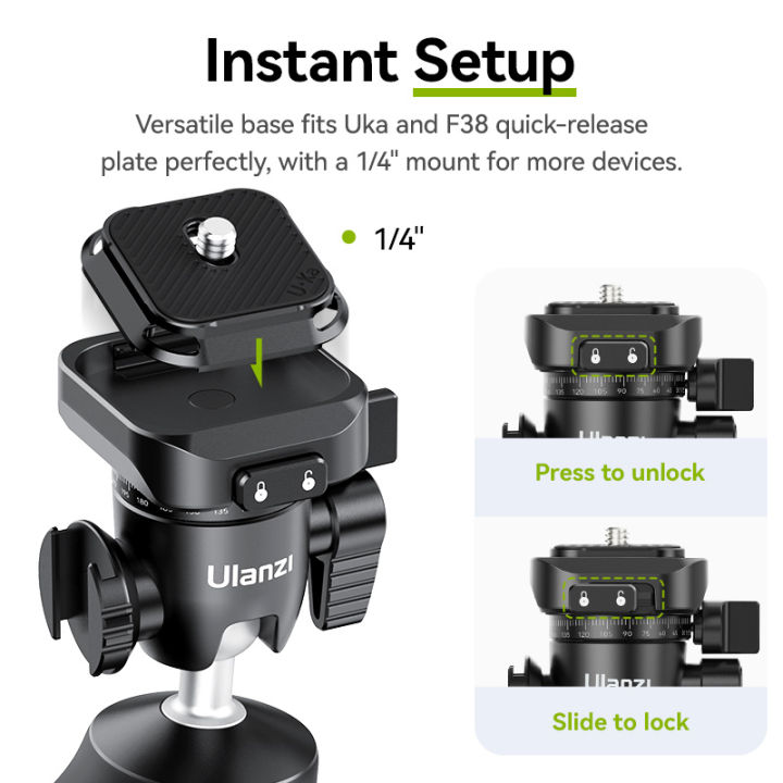 Ulanzi%20TT38%20One-click%20Quick%20Release%20Tripod%20Uka%20Tripod%20Top%20Handle%20Grip%20for%20Camera%20Netting%20bracket%20with%20a%20Hidden%20Hook%20180%C2%B0%20Tilt%20-%20Image%204