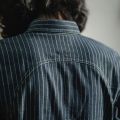 Non Stock Wabash Dot Striped Shirt Vintage Style Button Down Workshirt For Men.