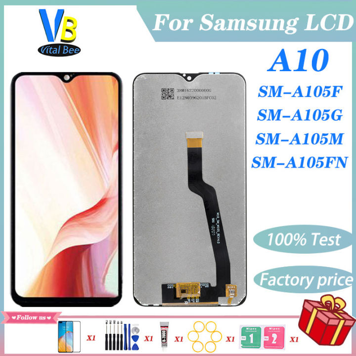 100% Tested For Samsung Galaxy A10 LCD Display Touch Screen Digitizer Assembly A105 Replacement Repair Parts