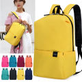 New Oxford Cloth Backpack Colorful Small Size Backpack Men's and Women's Lightweight Soft Student Schoolbag Middle School.