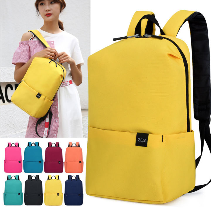 New%20Oxford%20Cloth%20Backpack%20Colorful%20Small%20Size%20Backpack%20Men's%20and%20Women's%20Lightweight%20Soft%20Student%20Schoolbag%20Middle%20School%20-%20Image%202
