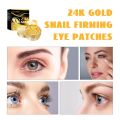 EELHOE 24k Gold Skin Care Tightening Eye Mask Anti Wrinkles Aging Face Serum Moisturizing Essence Liquid Firming Gel Eye Cream.