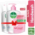 Dettol Handwash Skincare Liquid Refill 170 ml Combo.