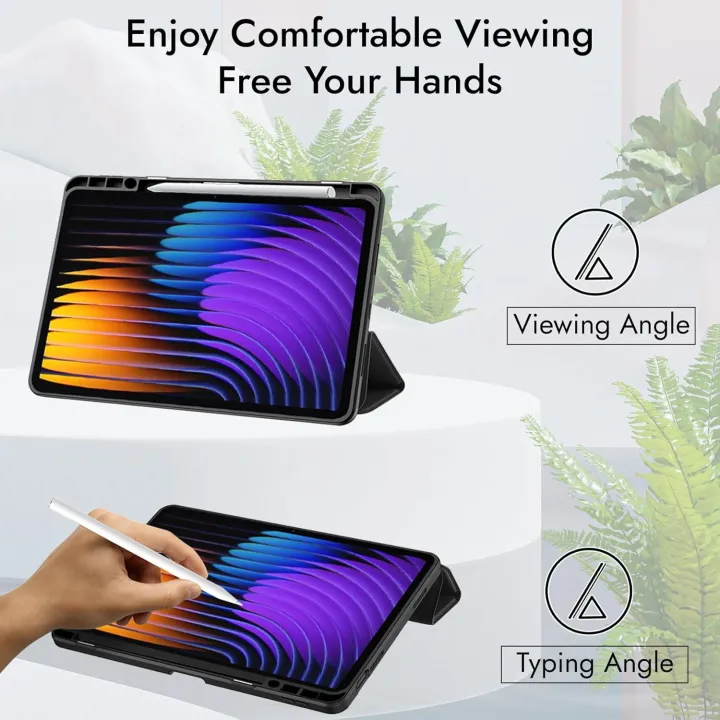 ProElite%20Cover%20for%20Xiaomi%20Mi%20Pad%207/7%20Pro%2011.2%20inch%20Cover,%20Soft%20Flexible%20Flip%20Case%20Cover%20with%20Pen%20Holder%20for%20Xiaomi%20Pad%207/7%20Pro%2011.2%20inch,%20Support%20Auto%20Sleep%20Wake,%20%5BRecoil%20Series%5D%20-%20Black%20/%20Navy%20Blue%20-%20Image%208