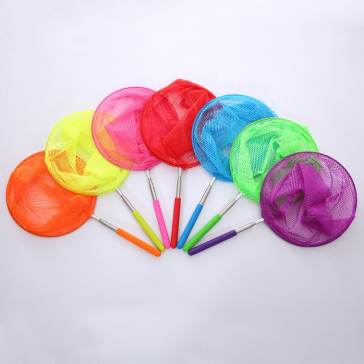 Children's toys: outdoor telescopic fishing nets are extended by 86cm, narrowed nets, and butterfly toys are covered to make up dragonflies, insect nets, and catch butterflies