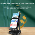 Automatic Swing Shake Phone Wiggler Device Record Step Artifact Motion Brush Step Pedometer Holder Mobile Phone Stand Cherry Super Store. 