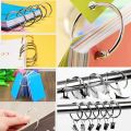 Book Rings Loose Leaf Binder 12 Pcs Rings 2cm Key Rings for Scrapbook Album Craft 2/3inchi. 