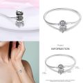 925 Silver Orgrinal Bracelet Butterfly Cat Dog Paw Safety Chain Star Moon Clover Tree of Life Bracelets Bangle For Women Jewelry. 