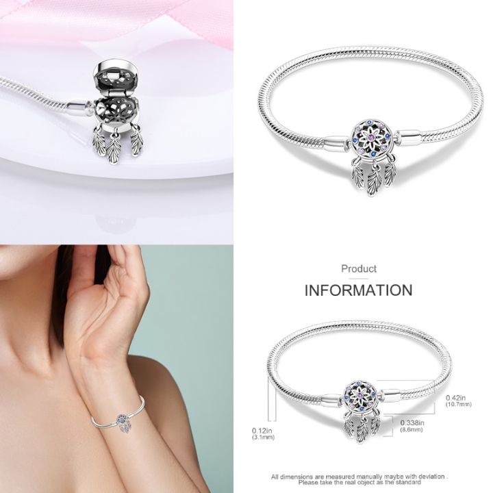 925%20Silver%20Orgrinal%20Bracelet%20Butterfly%20Cat%20Dog%20Paw%20Safety%20Chain%20Star%20Moon%20Clover%20Tree%20of%20Life%20Bracelets%20Bangle%20For%20Women%20Jewelry%20-%20Image%208
