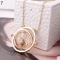 【Beiver Jewelry Store  】Women's Fashion Rotating Hourglass Pendant Chain. 