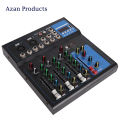 Professional Digital Display Audio Mixer 4 Channel Mixer for Live Streaming. 