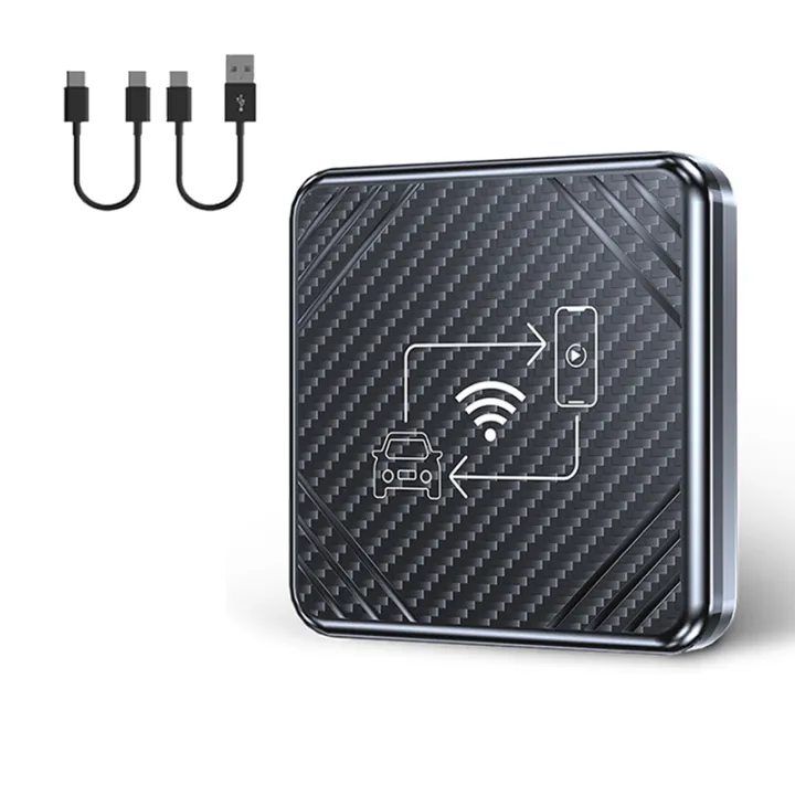 2 in 1 Wireless Carplay Android Adapter Car Adapter Wireless Adapter Seamlessly Convert Wired Android Auto to Wireless Durable Easy to Use