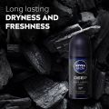 Nivea Men Deep Black Charcoal Dark Wood Anti-Perspirant Roll-on - 50ml. 