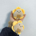 Haiyue Jewelry Cute Toast Rice Ball Face Wash Wristband~Washing, Water-Absorbent and Moisture-Resistant Plush Large Intestine Hair Tie for Exercise.