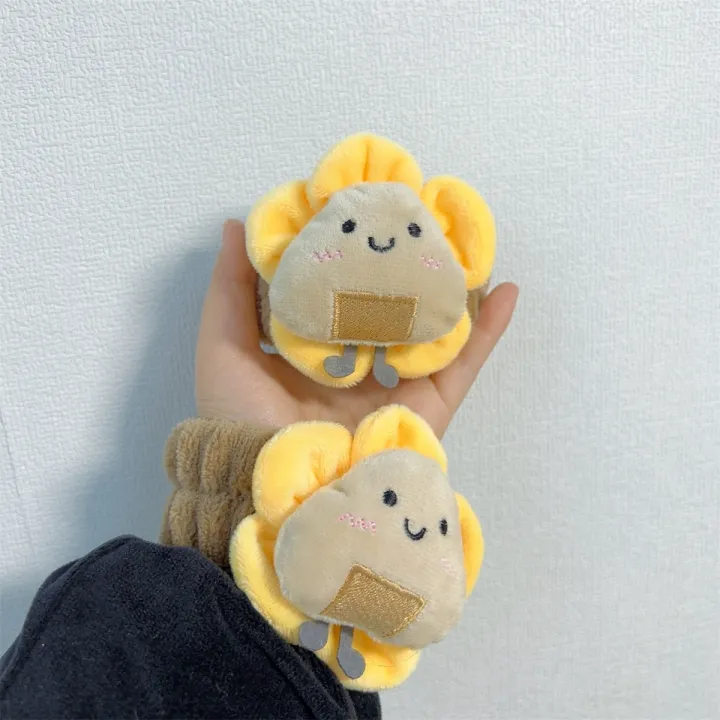 Haiyue%20Jewelry%20Cute%20Toast%20Rice%20Ball%20Face%20Wash%20Wristband~Washing,%20Water-Absorbent%20and%20Moisture-Resistant%20Plush%20Large%20Intestine%20Hair%20Tie%20for%20Exercise%20-%20Image%207