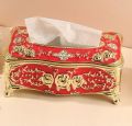 🌹 European Style Tissue Box Holder – Retro Acrylic / Metal Napkin Holder 🎁 Home, Office, Kitchen & Bathroom Decoration | Premium Quality Facial / Toilet Paper Storage.