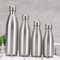 Stainless Steel Water Bottle 1 Liter Items, Drink Bottle for Sport Travel Cups, 500 750 1000ml Water Bottles. 