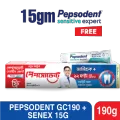 Pepsodent Toothpaste Germi-Check 190g (Free Pepsodent Sensitive Expert). 