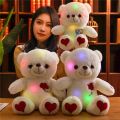1Pcs Toys for Children Plush Light Bear Toy Tool Soft Present Birthday Gift Light LED Stuffed Animals Plush Toy Colorful Glowing. 