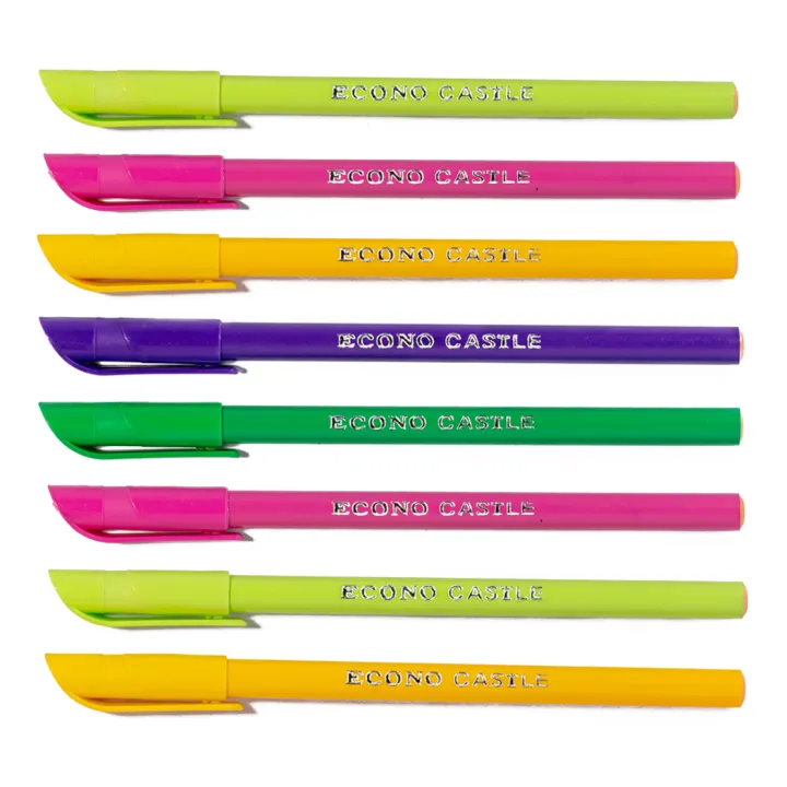 Econo%20Castle%20Multi%20Body%20Color%20Ball%20Pen-%20Black%20ink%20%20(Pack%20of%2020%20Pens)%20-%20Image%203