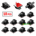 10 pcs x Mini Cable Holder Clip Self Adhesive Wire Cable Cord Organizer Management Clips.