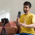Comica Revo S Wireless Reporter Microphone.