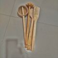Wooden 5 Pcs Kitchen Spoon Set Kather Camuch meheguni kather. 