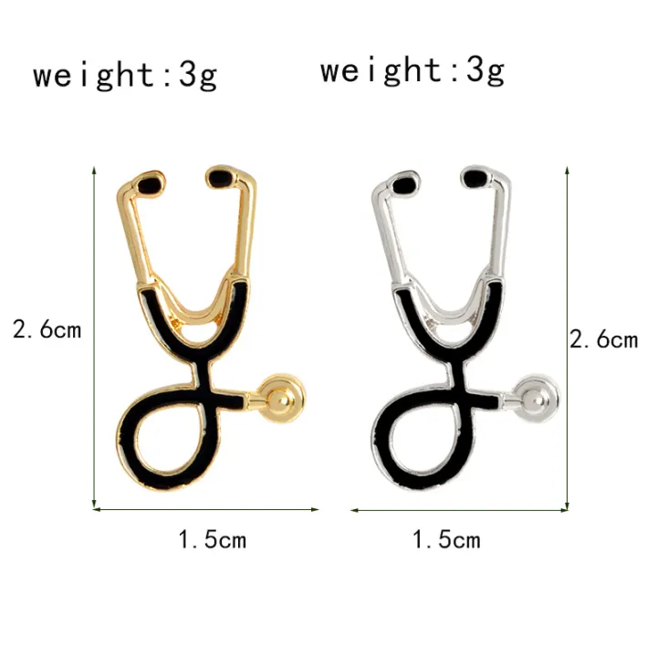 Stethoscope%20Brooch%20Lapel%20pin%20Health%20Care%20Profession/Student%20Brooch/Lapel%20Pin%20(1PS)%20-%20Image%203