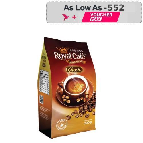 Royal Cafe Classic Coffee 200Gm - Coffee