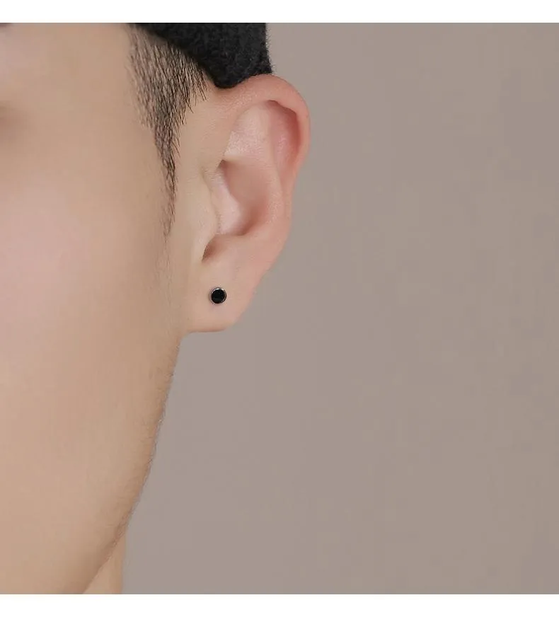 Ear piercing earrings for men ins fashion niche simple single