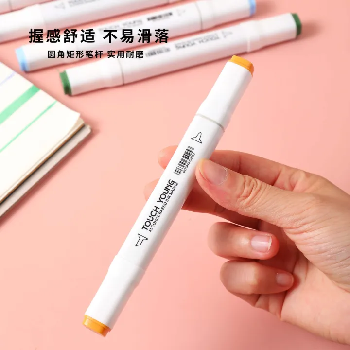 PP%20Barrel%20Boxed%20Double-Headed%20Oily%20Marker%20Pen%20Children%20Art%20Drawing%20Graffiti%20Marker%20Pen%2060%20Color%2080%20Color%20Suit%20-%20Image%204