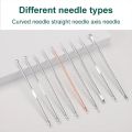 German Ultra-fine No.5 Cell Pimples Blackhead Clip 0.1mm Blackhead Remover Tweezers Black Dots Pore Cleaner Acne Needle Tool Vnce Lncei. 
